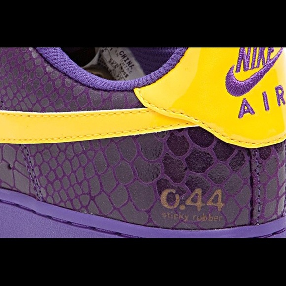 Nike Air Force 1 (AF1) Low Premium Eddie Cruz Purple Red Yellow Sz12 Snakeskin - Picture 13 of 16